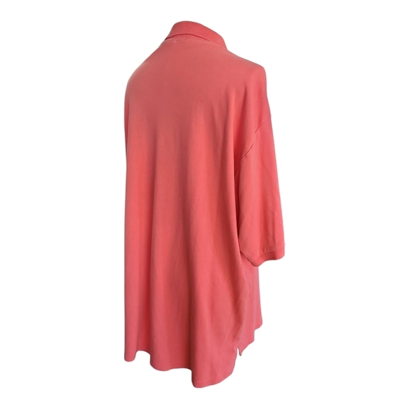 Men's Coral Polo Shirt - Picture 3 of 8